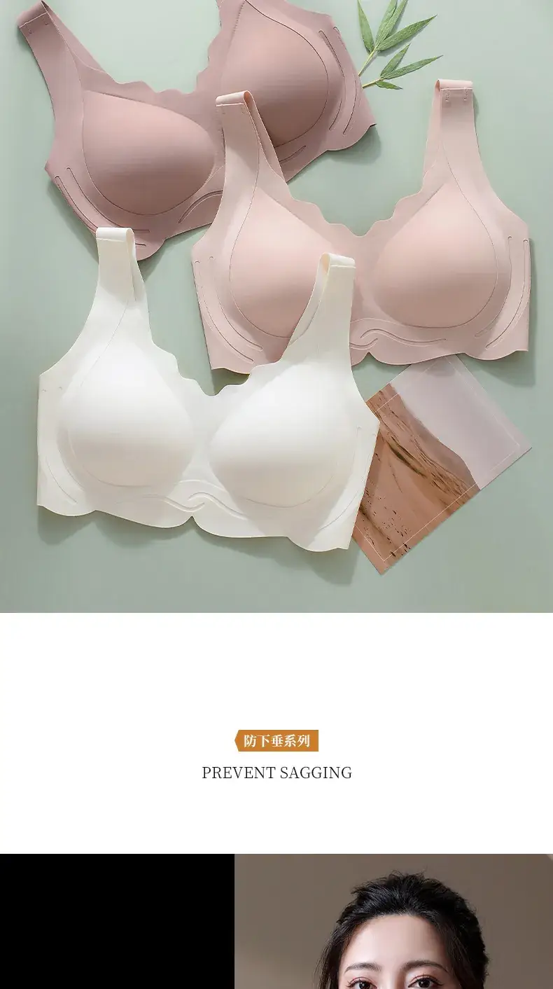 Plus Size Seamless Wireless Push Up Bra — feature 14