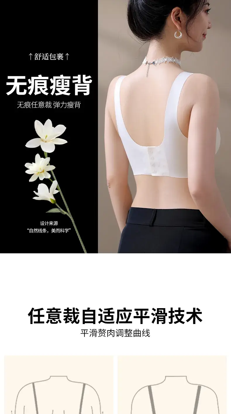 Plus Size Seamless Wireless Push Up Bra — feature 16