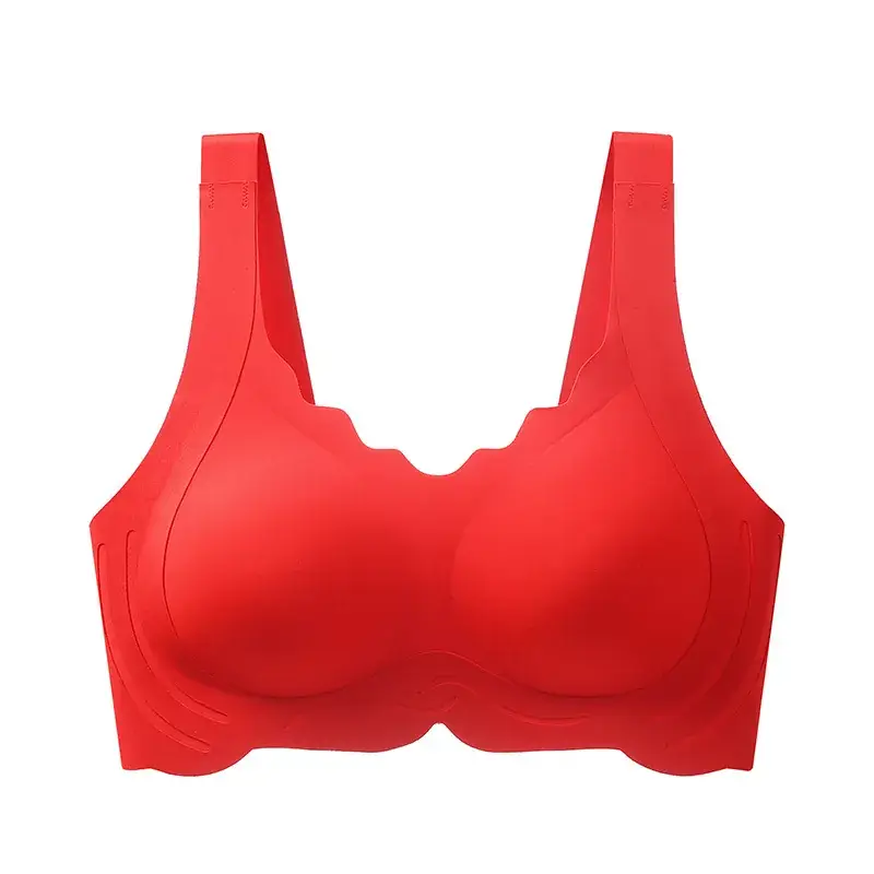 Plus Size Seamless Wireless Push Up Bra - Image 4
