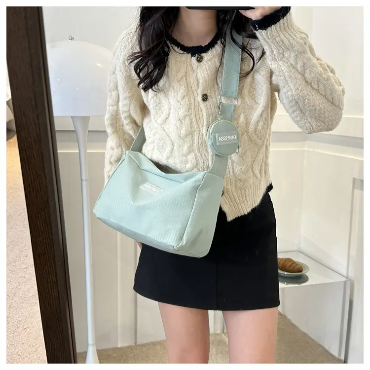Nylon Shoulder Crossbody Bag 2023 Western Style — feature 16