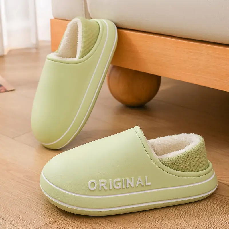 Women Cotton Slippers Winter Warm Non-Slip - Image 7