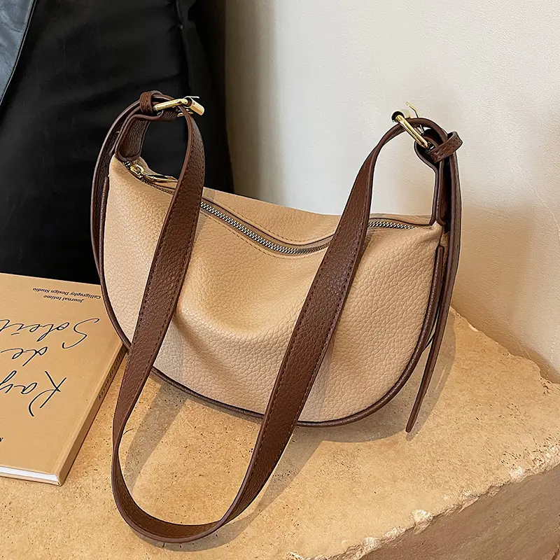 Women's Large Capacity Shoulder Crossbody Bag Cream New 2026 - Image 6