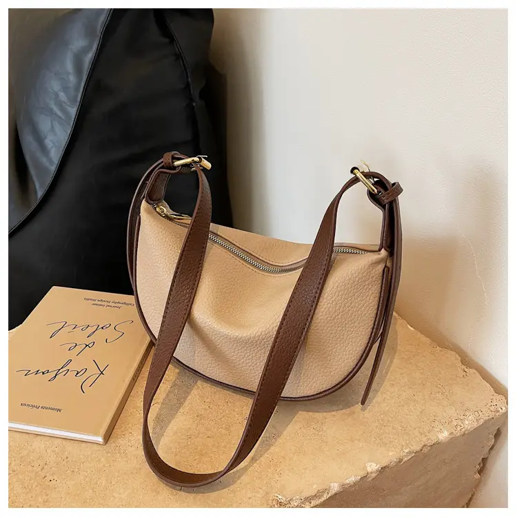 Women's Large Capacity Shoulder Crossbody Bag Cream New 2026 — feature 18