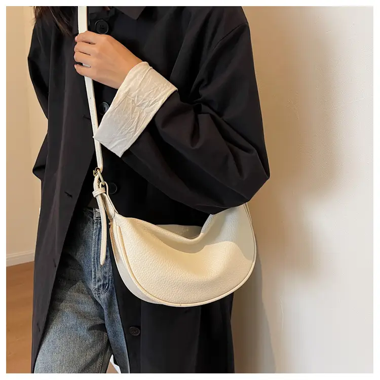 Women's Large Capacity Shoulder Crossbody Bag Cream New 2026 — feature 24