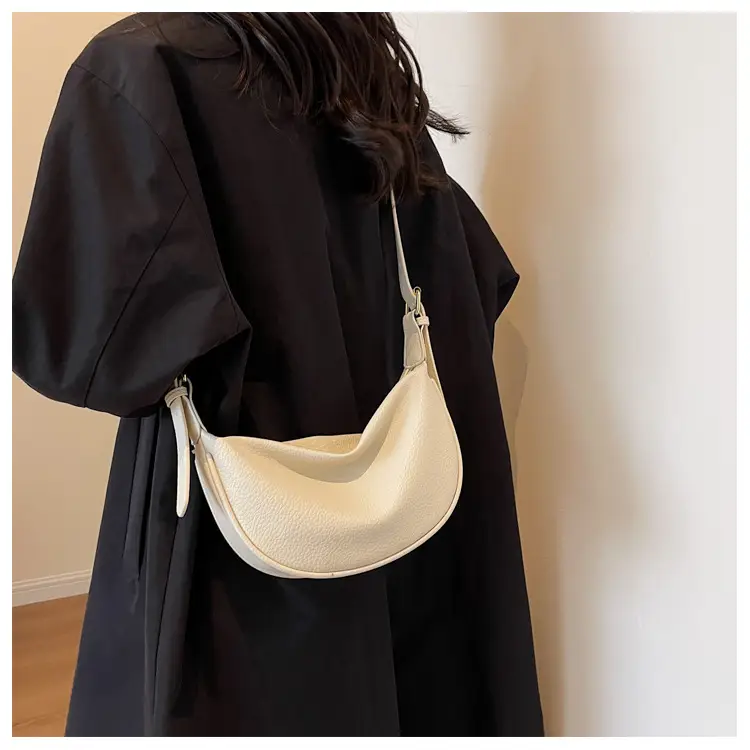 Women's Large Capacity Shoulder Crossbody Bag Cream New 2026 — feature 25