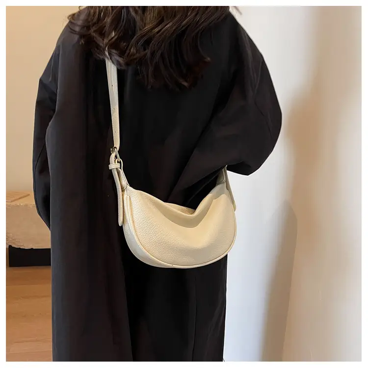 Women's Large Capacity Shoulder Crossbody Bag Cream New 2026 — feature 26