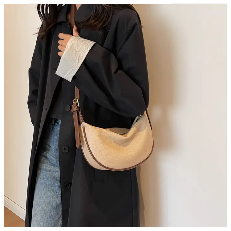 Women's Large Capacity Shoulder Crossbody Bag Cream New 2026 — feature 27
