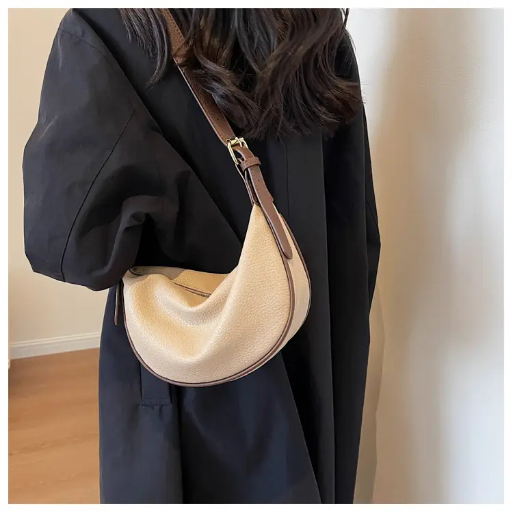 Women's Large Capacity Shoulder Crossbody Bag Cream New 2026 — feature 28
