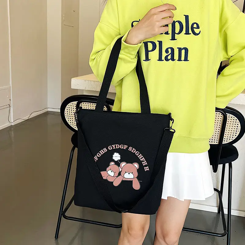 Women's Black Korean Style Shoulder Bag 2023 - Image 5