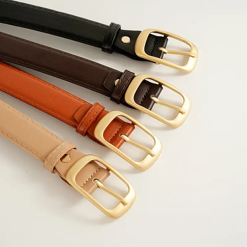Women's Belt with Black Gold Buckle for All Occasions - Image 5