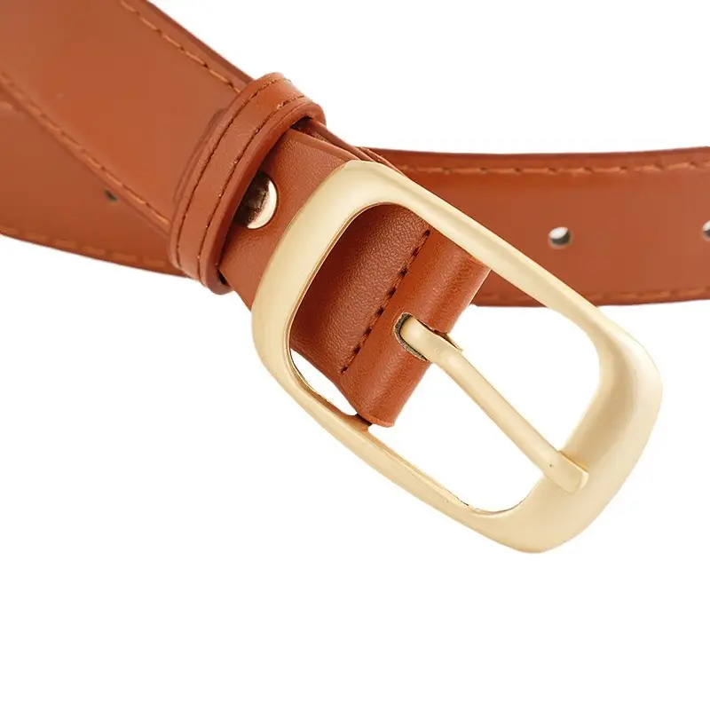 Women's Belt with Black Gold Buckle for All Occasions - Image 6
