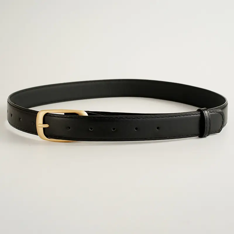 Women's Belt with Black Gold Buckle for All Occasions — feature 10