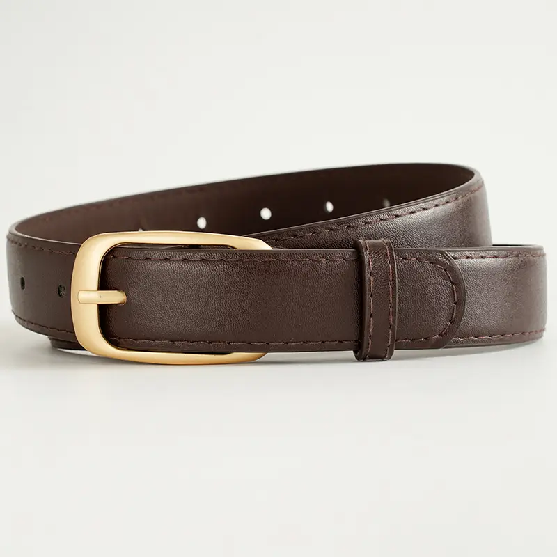 Women's Belt with Black Gold Buckle for All Occasions — feature 14