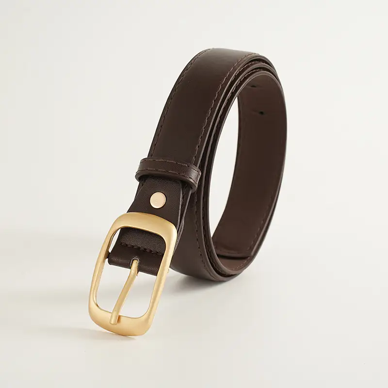 Women's Belt with Black Gold Buckle for All Occasions — feature 16