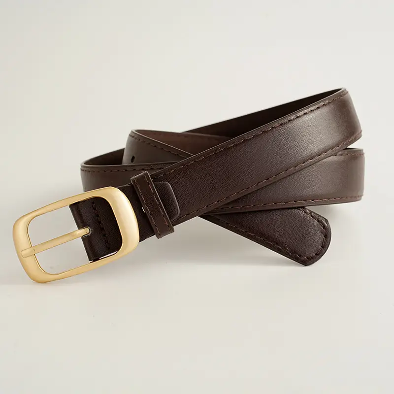 Women's Belt with Black Gold Buckle for All Occasions — feature 17