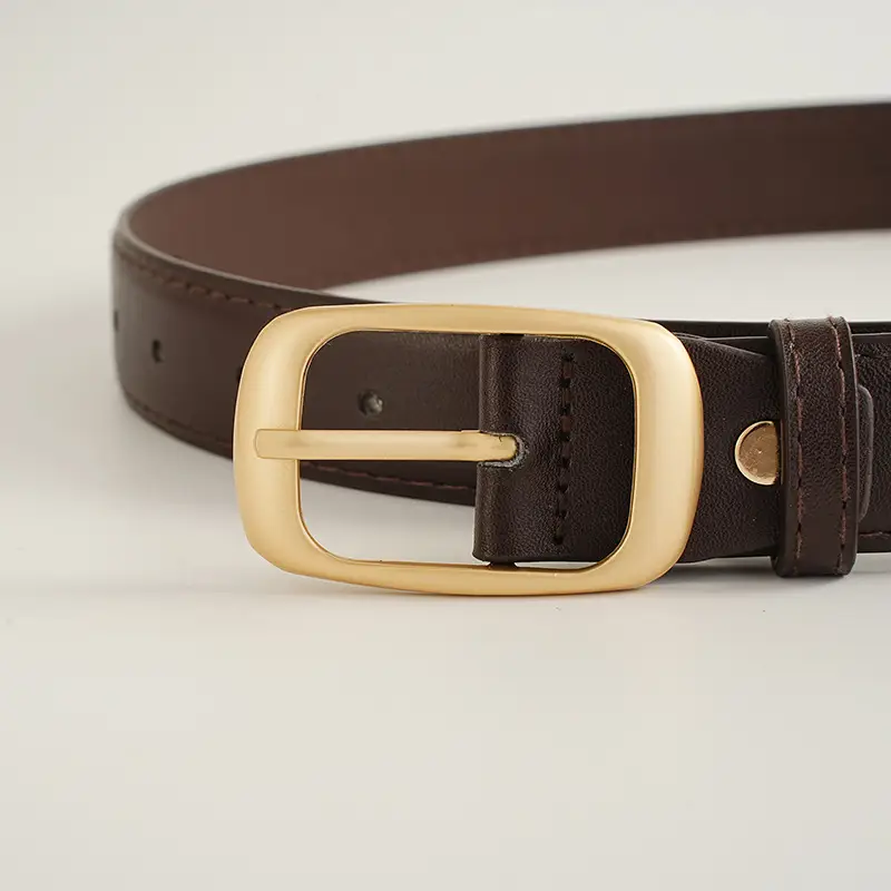Women's Belt with Black Gold Buckle for All Occasions — feature 18