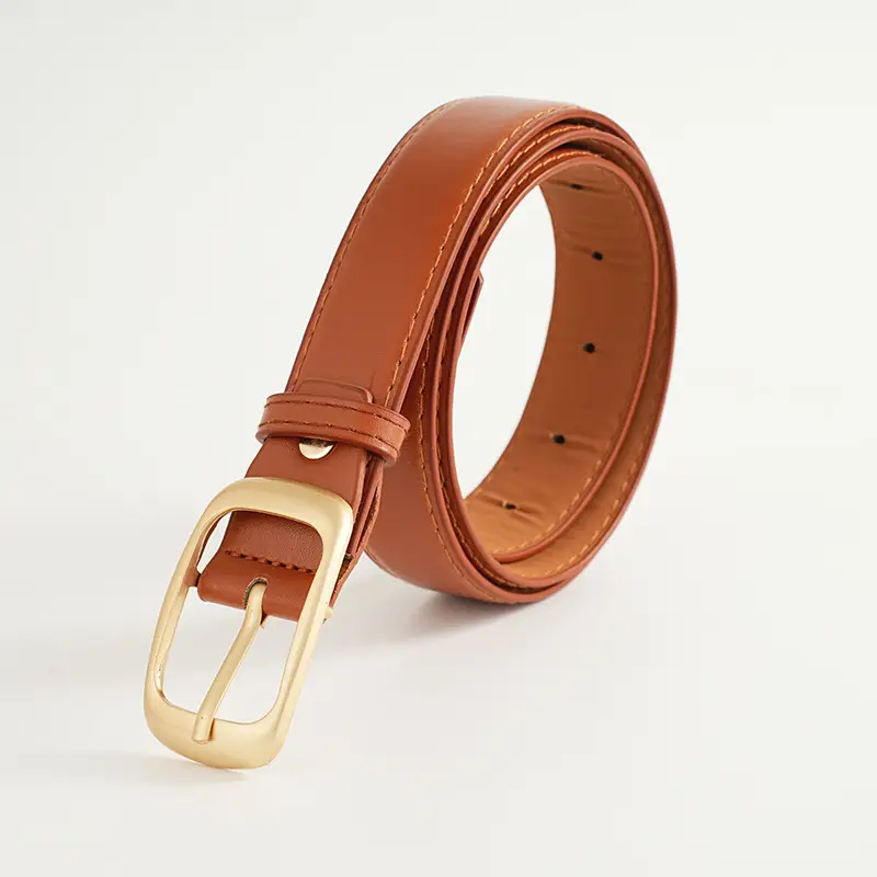 Women's Belt with Black Gold Buckle for All Occasions — feature 21