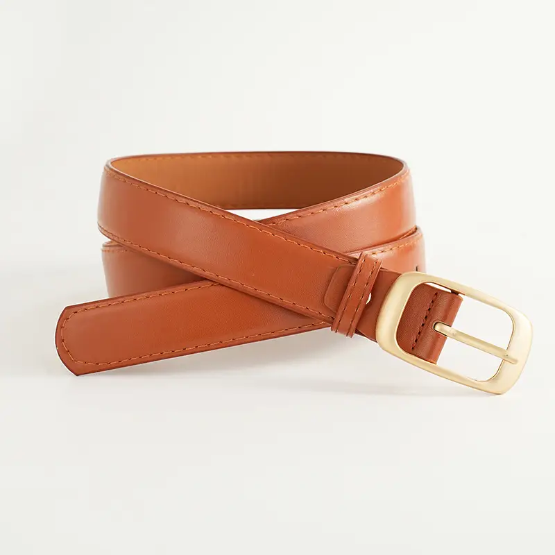 Women's Belt with Black Gold Buckle for All Occasions — feature 22