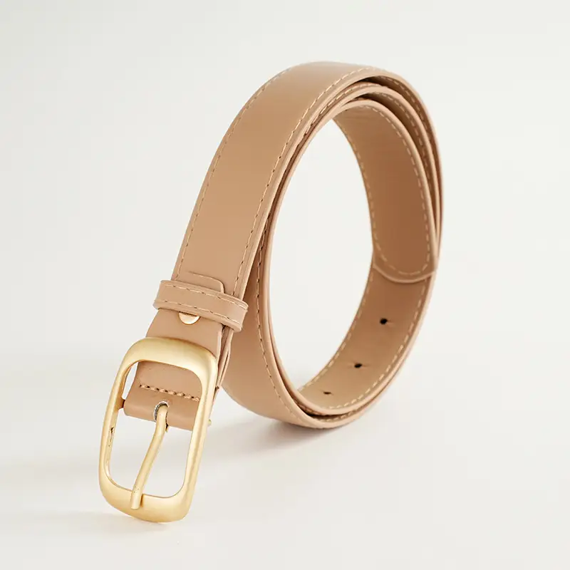 Women's Belt with Black Gold Buckle for All Occasions — feature 26