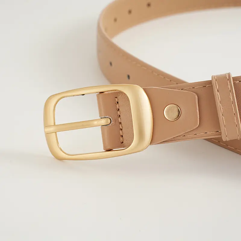 Women's Belt with Black Gold Buckle for All Occasions — feature 28