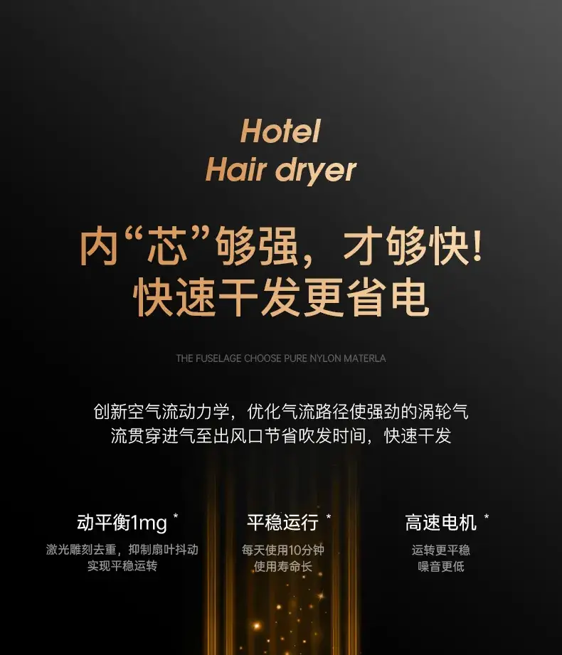 Wall-Mounted Hair Dryer with Corded Power — feature 10