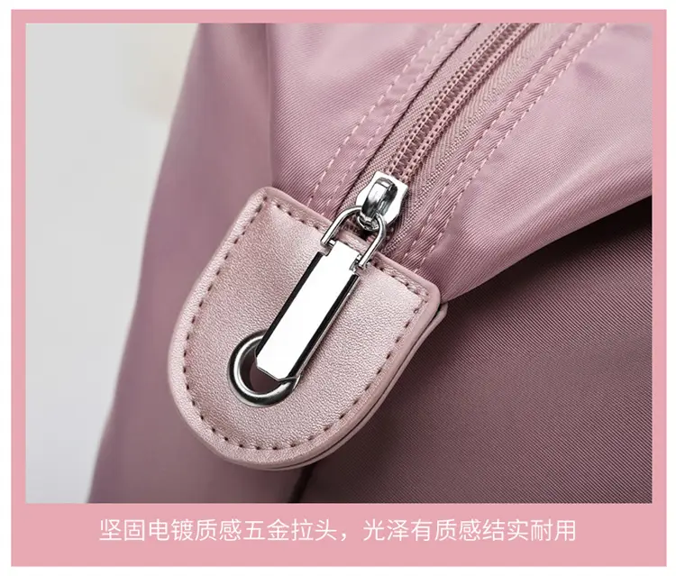 Women's Purple Shoulder Bag with Strap & Leather Trim — feature 45