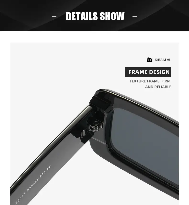 New European American Fashion Rectangular Sunglasses Women β feature 10