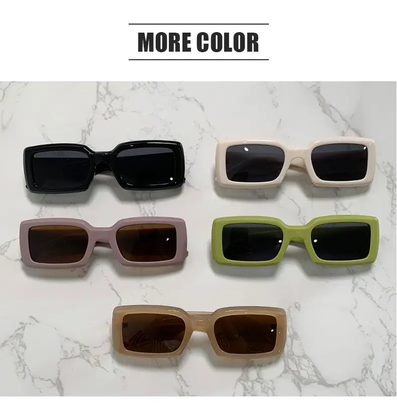 New European American Fashion Rectangular Sunglasses Women β feature 9