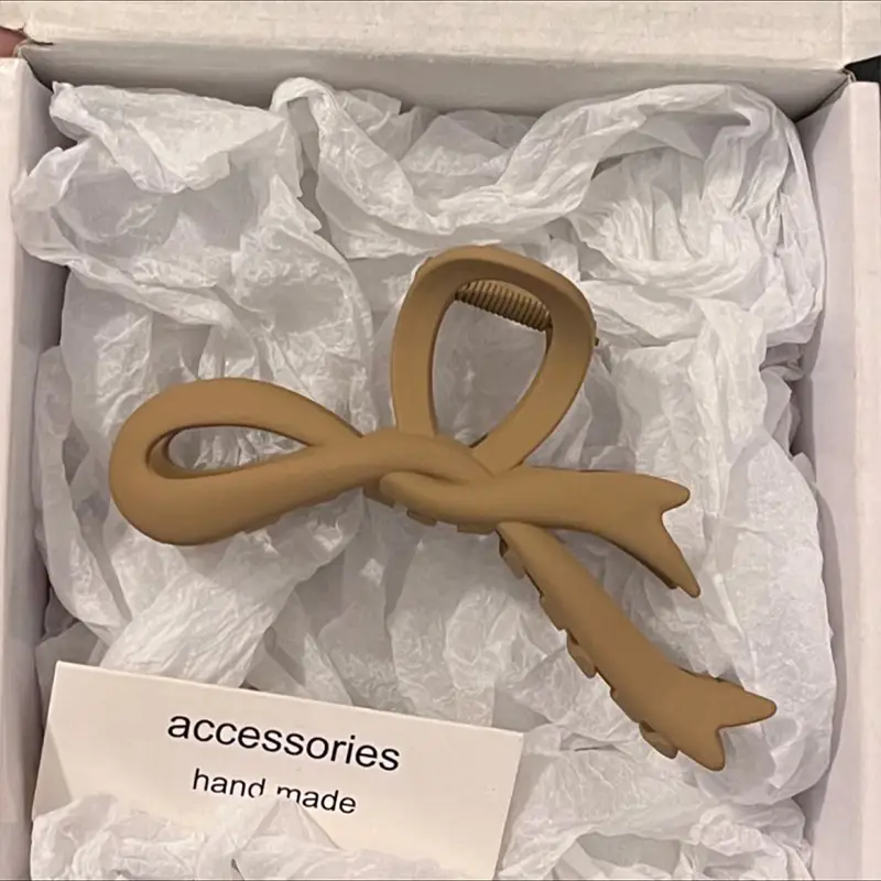 Women's Golden Bowknot Hairpin Clip 2023 - Image 5