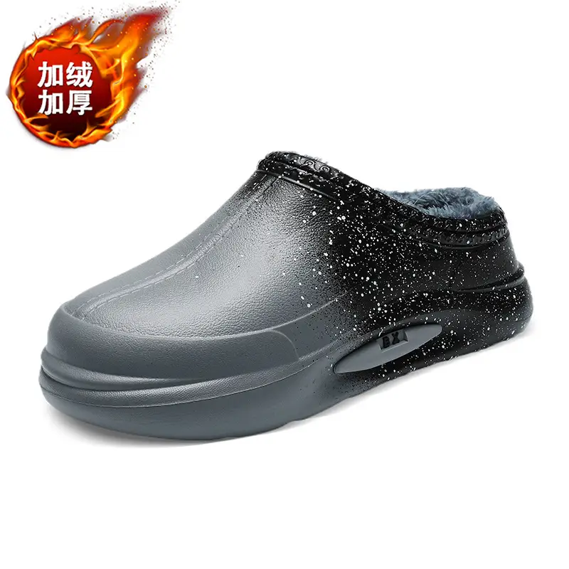 New Cotton Slip-On Winter Shoes for Men Women Fleece Lined Warm Waterproof - Image 5
