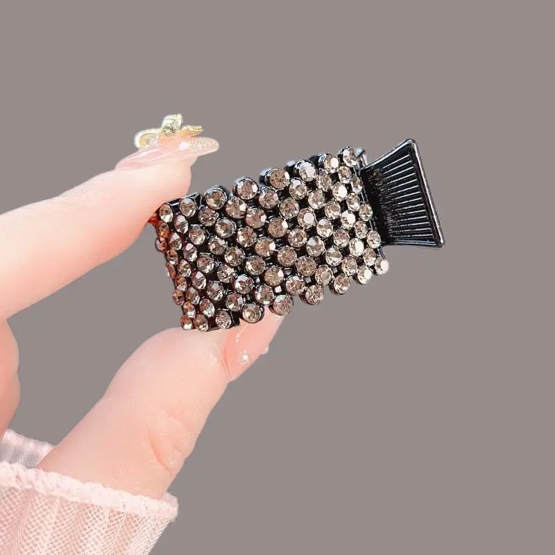 Chinese Style Pearl Rhinestone Hair Clip 11cm - Image 27