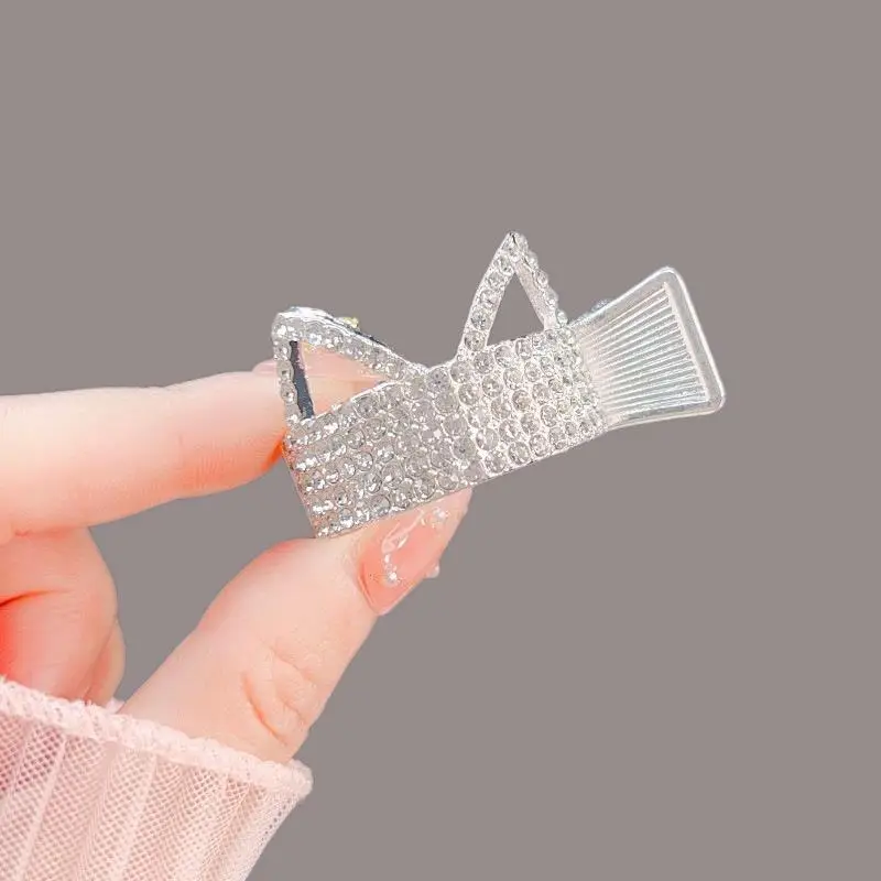 Chinese Style Pearl Rhinestone Hair Clip 11cm - Image 31