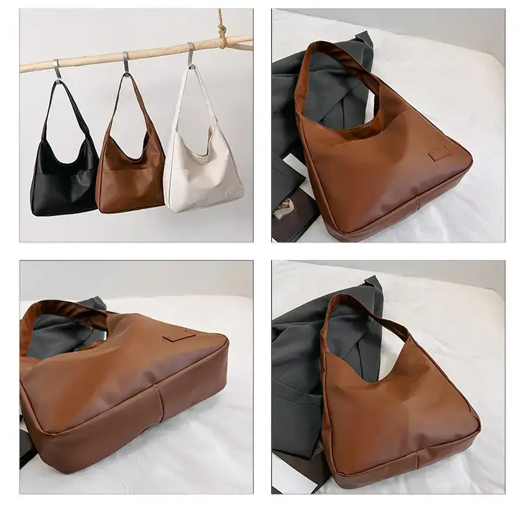 Women's Retro Shoulder Bag Brown Large Capacity 2023 — feature 11