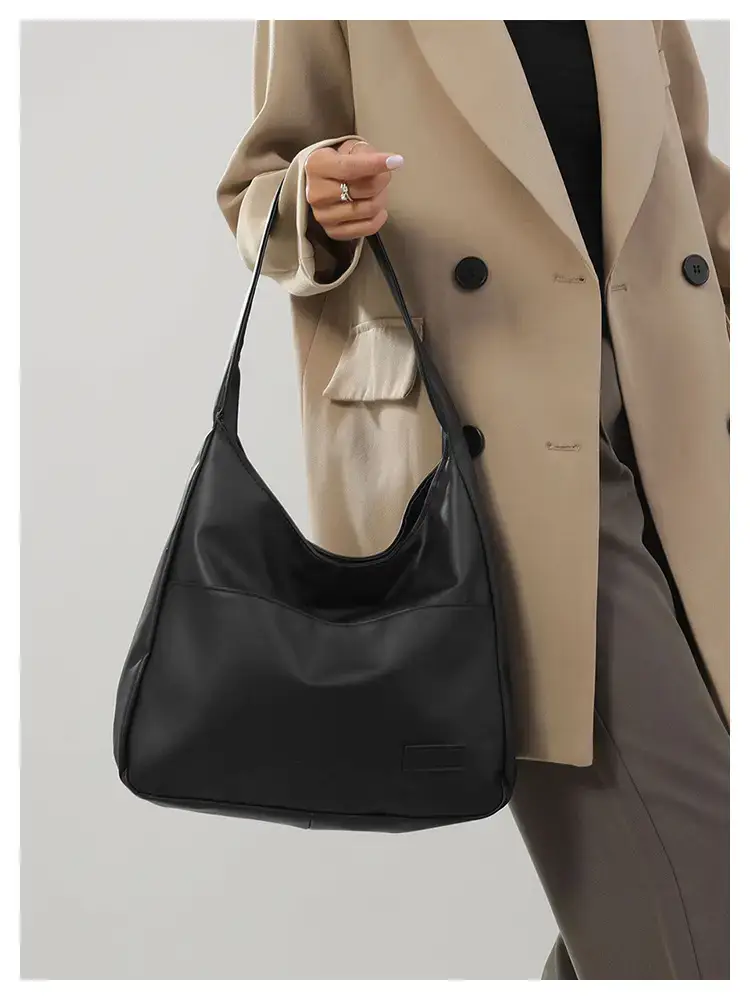 Women's Retro Shoulder Bag Brown Large Capacity 2023 — feature 12