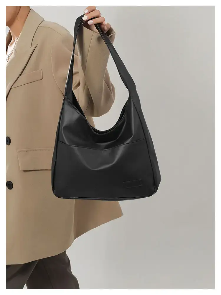 Women's Retro Shoulder Bag Brown Large Capacity 2023 — feature 13
