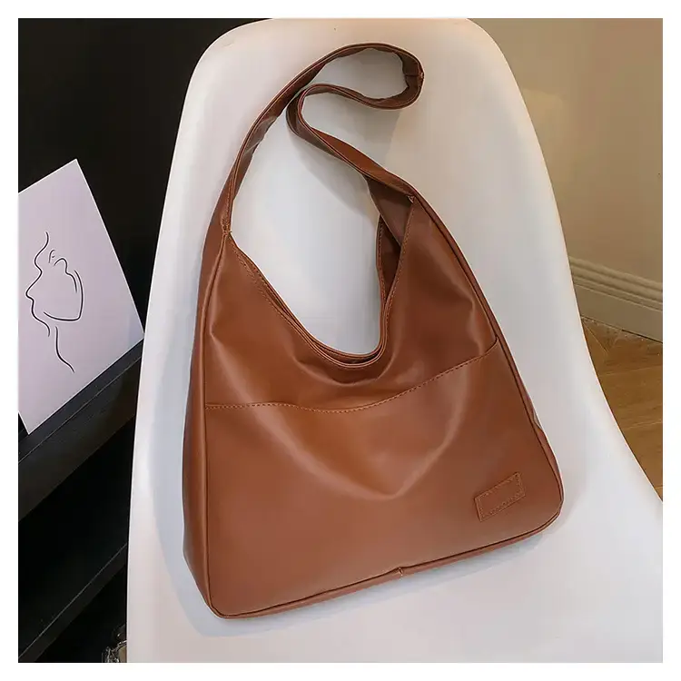 Women's Retro Shoulder Bag Brown Large Capacity 2023 — feature 27