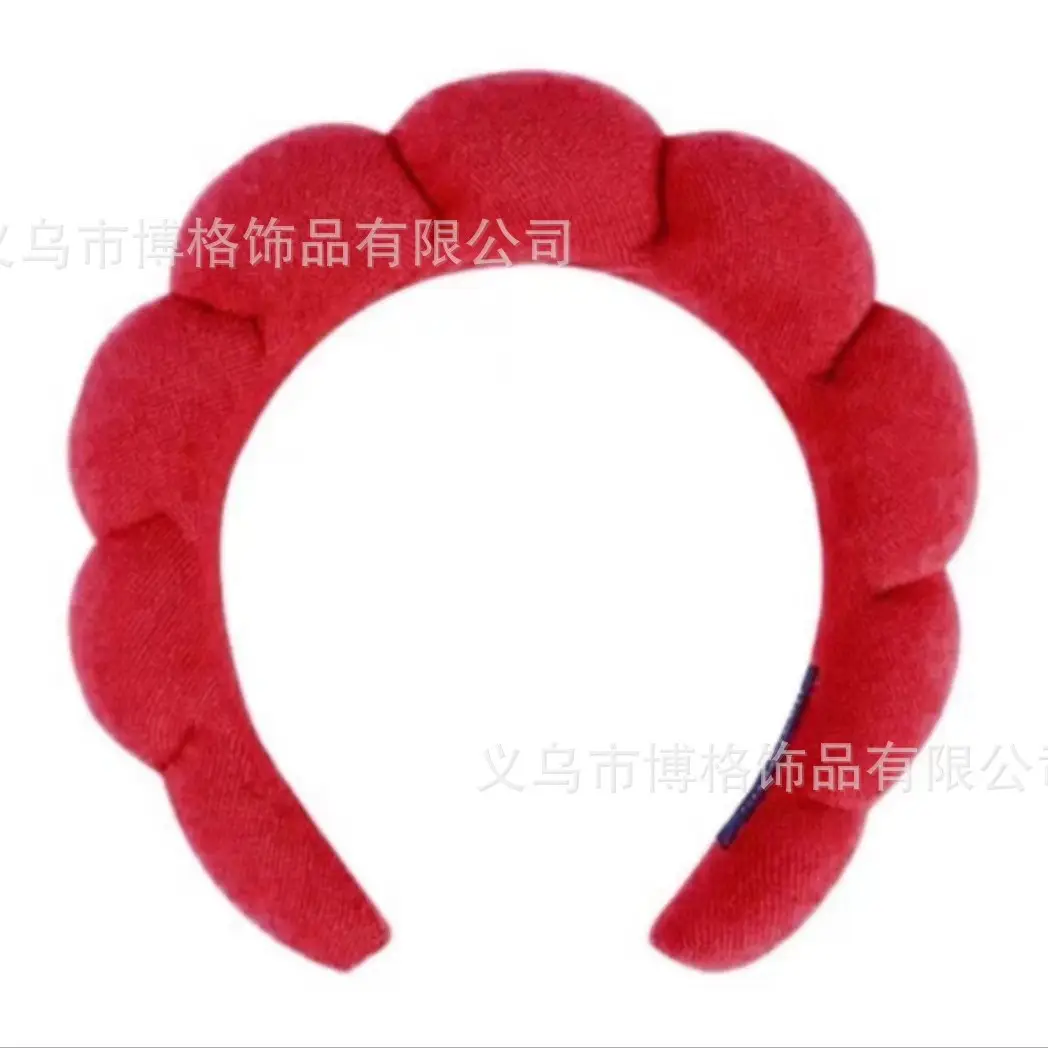 Girls Pink Puffy Sponge Headband for Outing - Image 19