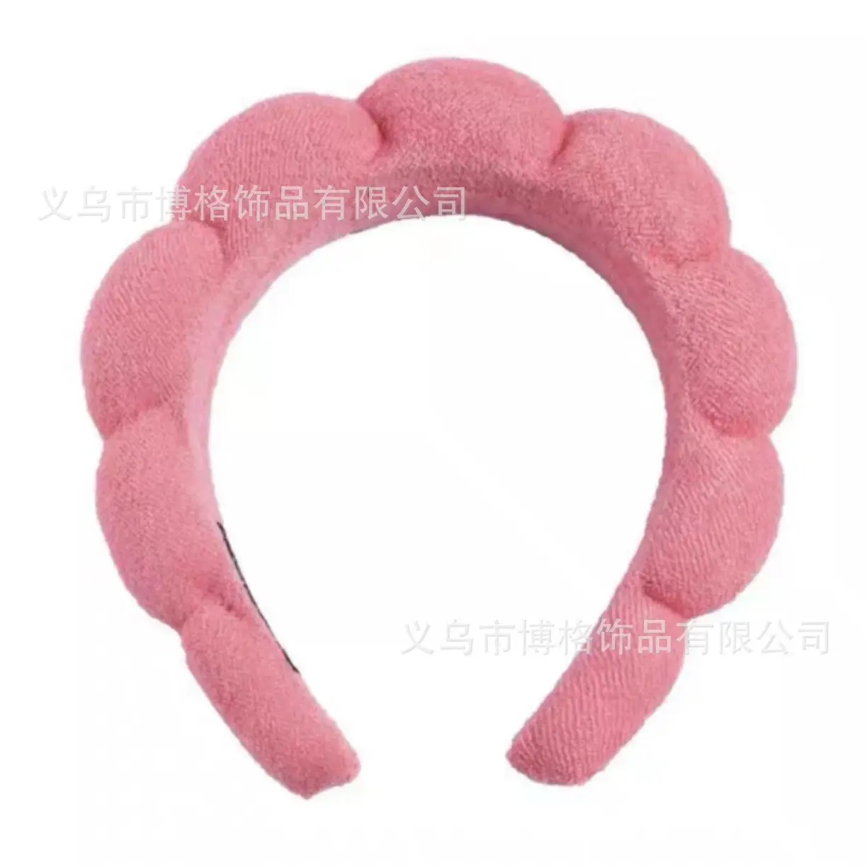 Girls Pink Puffy Sponge Headband for Outing - Image 20