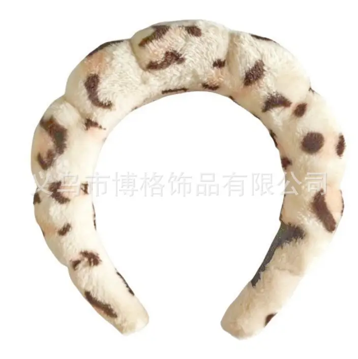 Girls Pink Puffy Sponge Headband for Outing - Image 12