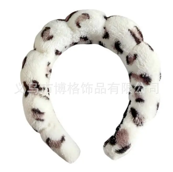Girls Pink Puffy Sponge Headband for Outing - Image 14
