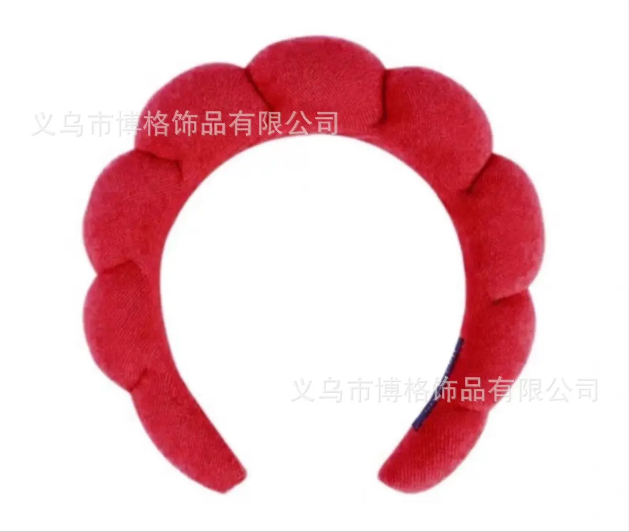 Girls Pink Puffy Sponge Headband for Outing - Image 8