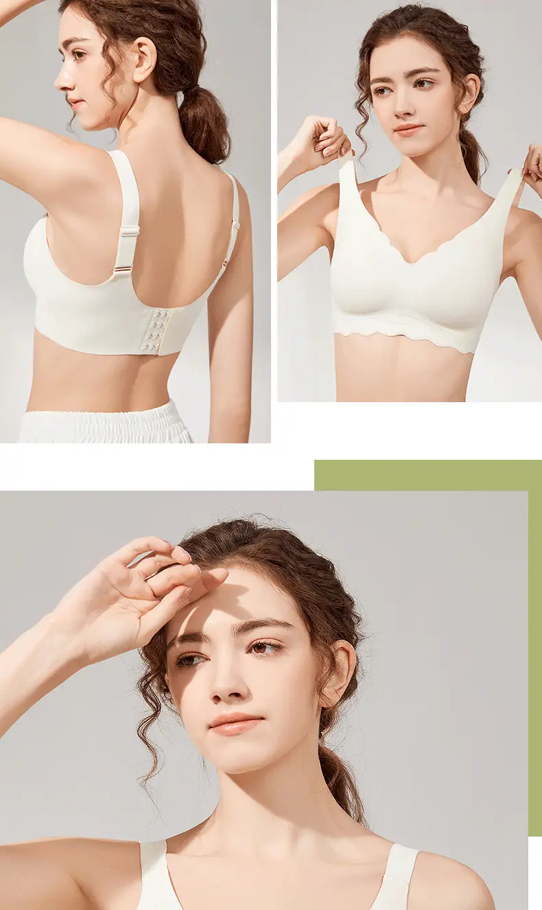 Black Fixed Cup One-Piece Bra for Women — feature 17