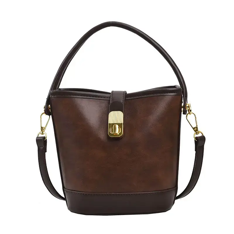 Women Retro Brown Crossbody Bag 2023 - Image 9