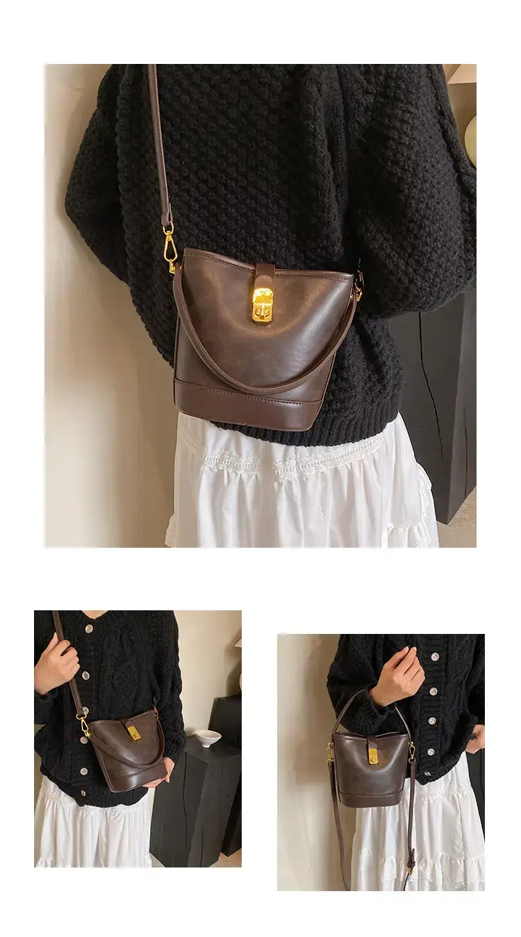 Women Retro Brown Crossbody Bag 2023 — feature 7