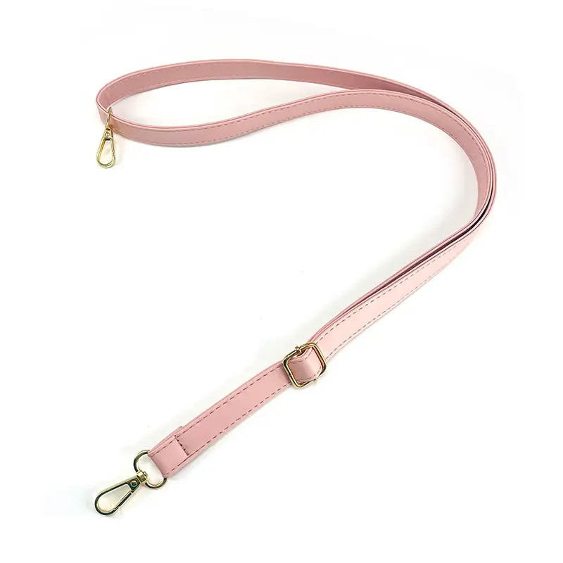 Adjustable Leather Shoulder Strap Bag Accessories in Red Green Pink Black — feature 6