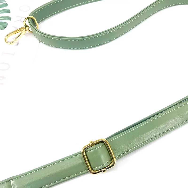 Adjustable Leather Shoulder Strap Bag Accessories in Red Green Pink Black — feature 8