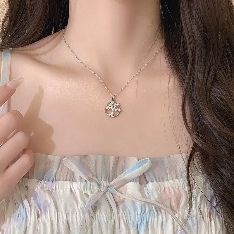 Women's Light Luxury Pearl Clavicle Necklace Niche Design - Image 105