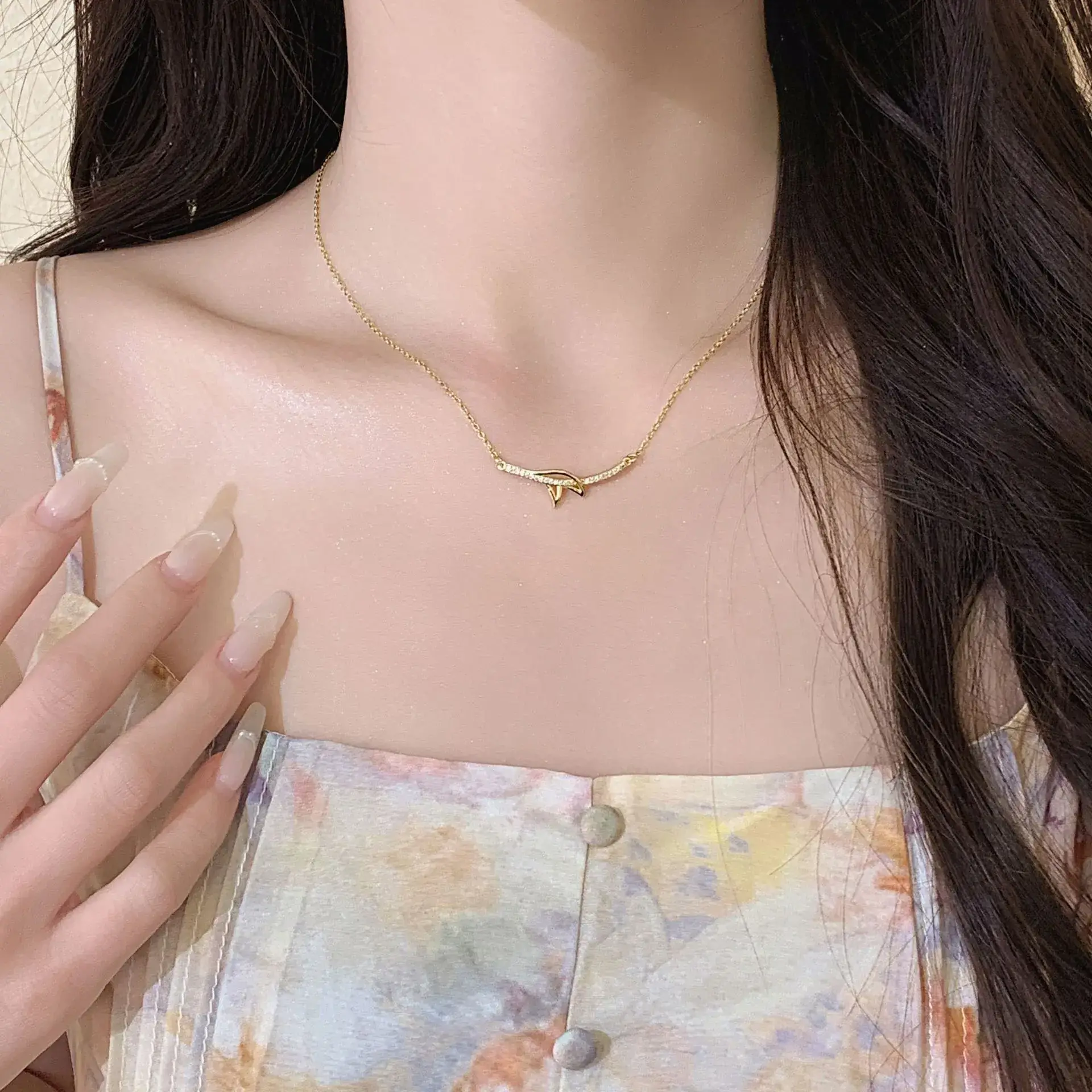 Women's Light Luxury Pearl Clavicle Necklace Niche Design - Image 117