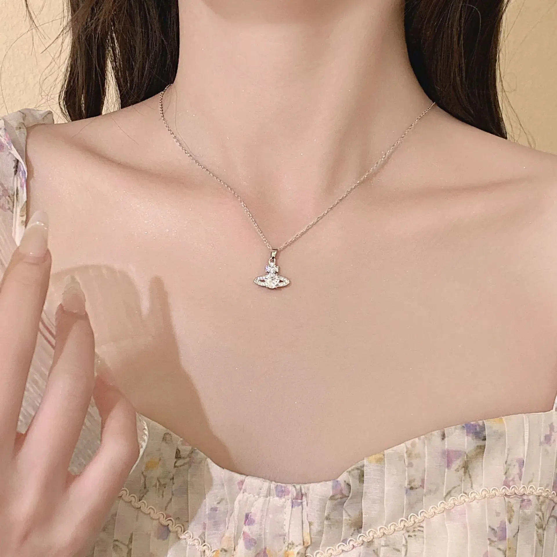 Women's Light Luxury Pearl Clavicle Necklace Niche Design - Image 118