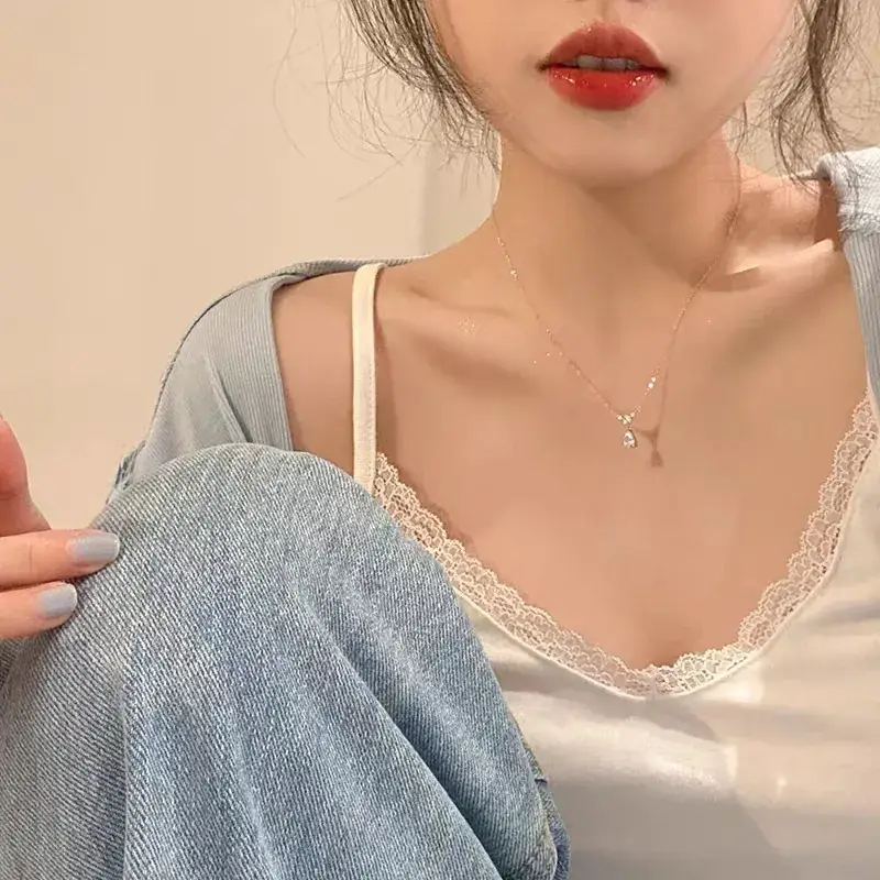 Women's Light Luxury Pearl Clavicle Necklace Niche Design - Image 13